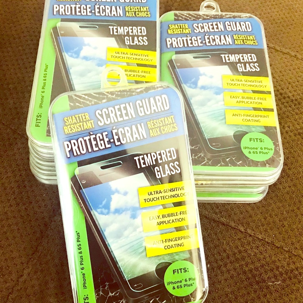 🆕 Tempered Glass iPhone 6 Plus & 6S Plus*